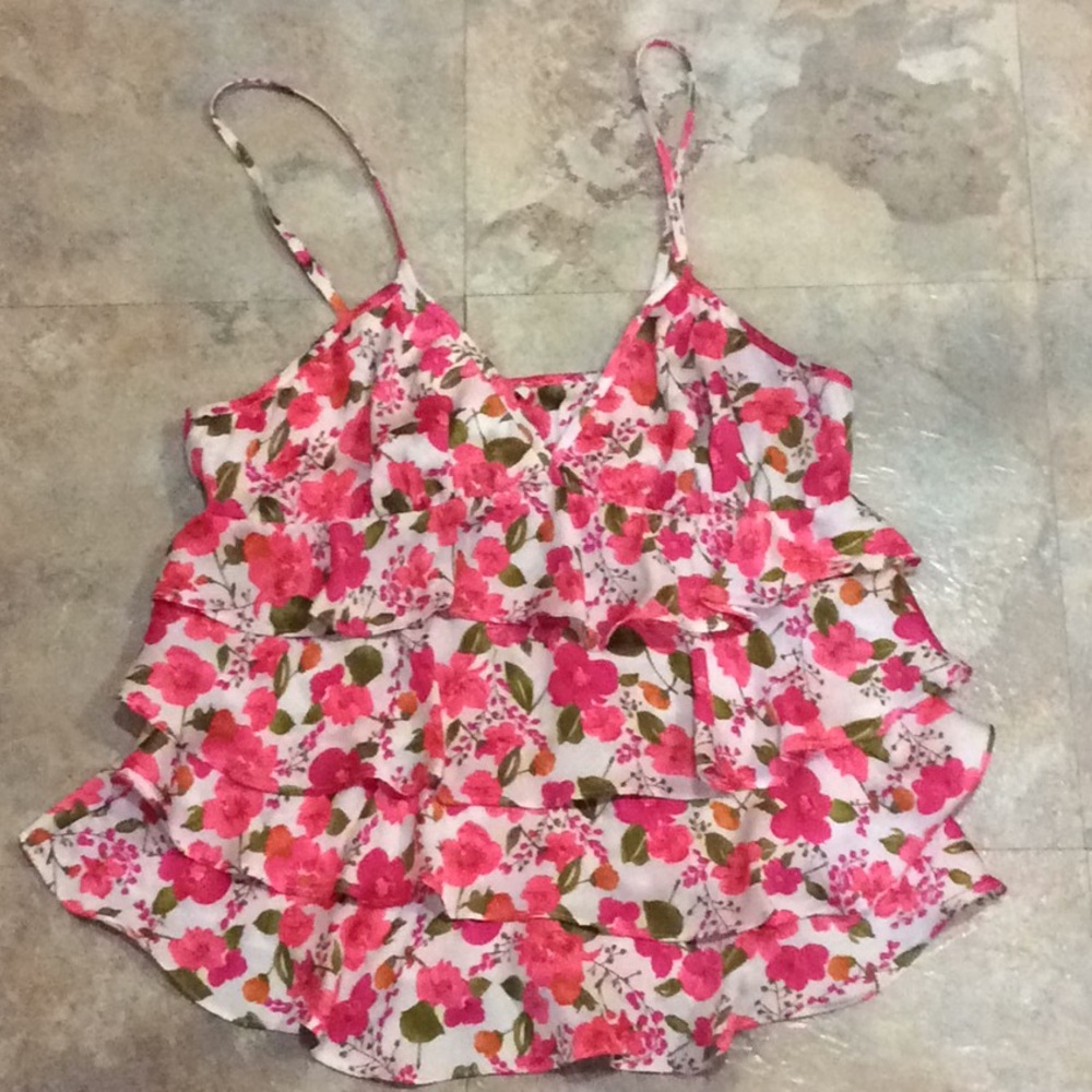 Floral Tiered Top